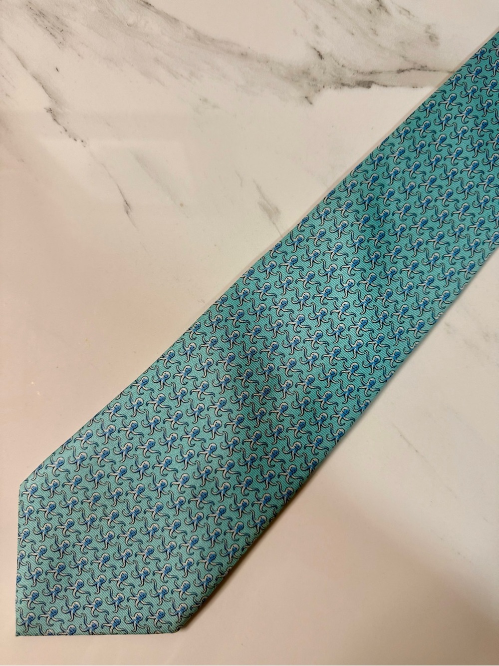 Hermes Men's Patterned Silk Tie